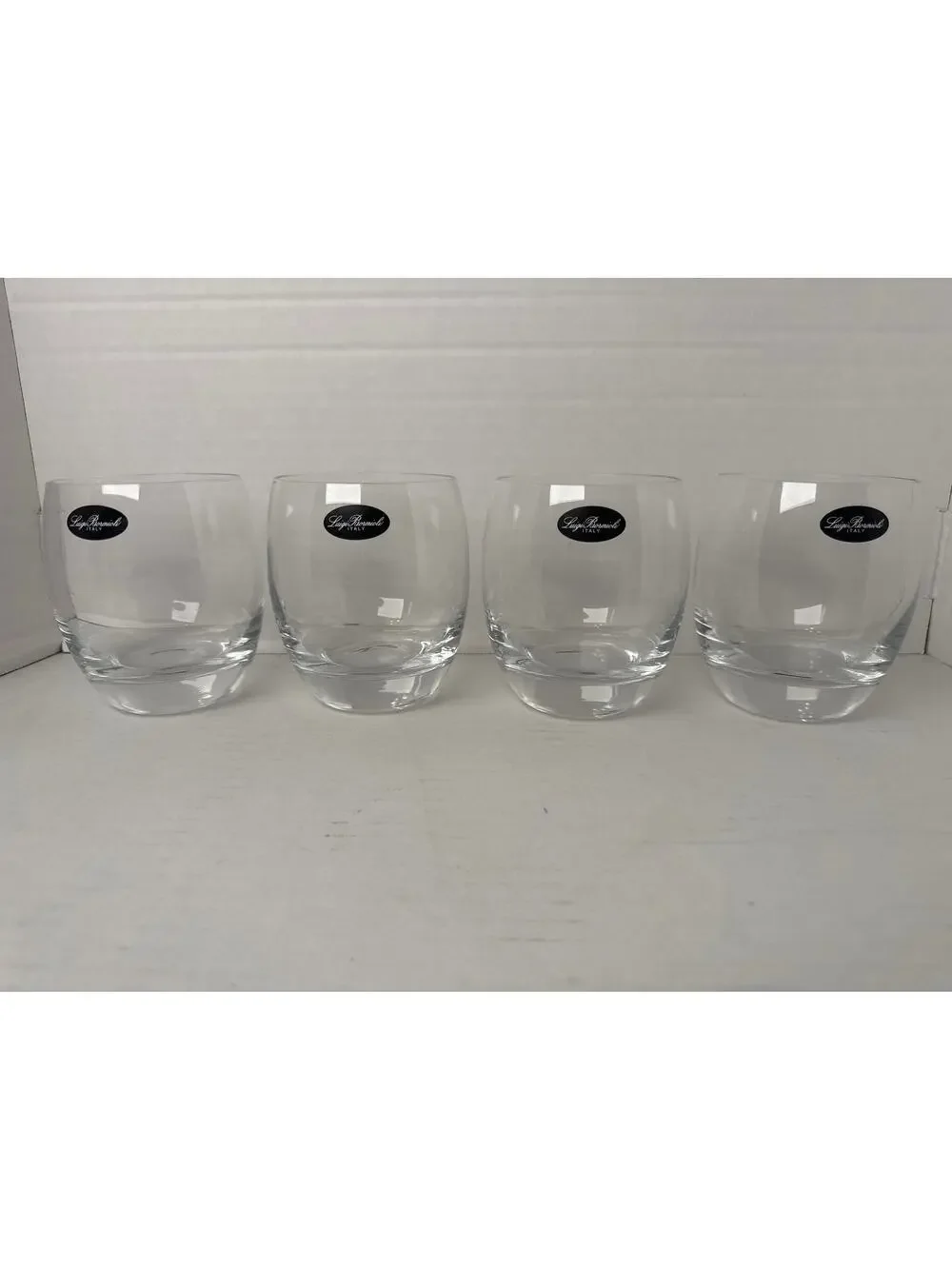 Luigi Bormioli Atelier Stemless Cabernet Wine Glass Set of 4